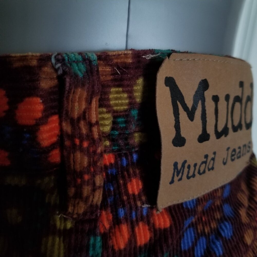 Vintage MUDD Floral Corduroy Pants (original owner) - Rare Find - Picture 9 of 14